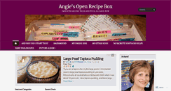 Desktop Screenshot of angiesopenrecipebox.com